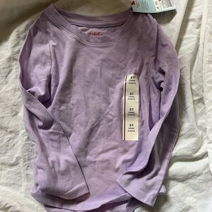 3/$20 Kids Long Sleeve Purple Shirt